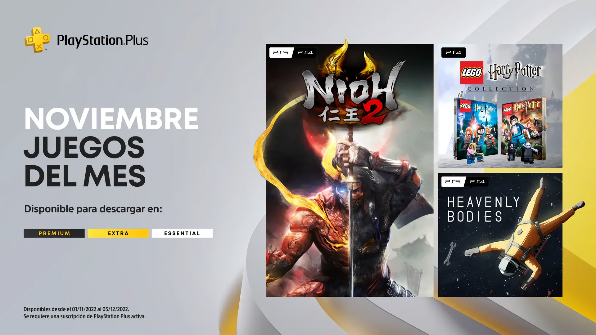 Anunciados los juegos del mes de noviembre para PS Plus